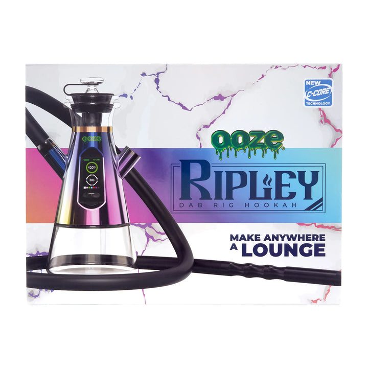 Ooze Ripley Dab Rig Hookah (Rainbow)