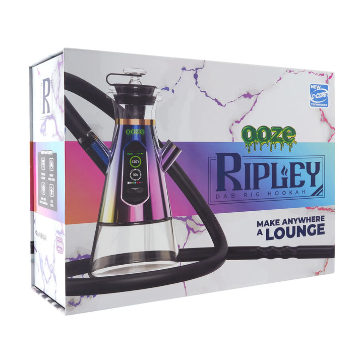 Ooze Ripley Dab Rig Hookah (Rainbow)