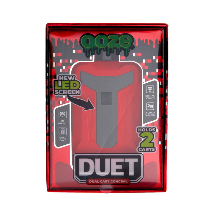 Ooze Duet Conceal 510 Battery (Red)