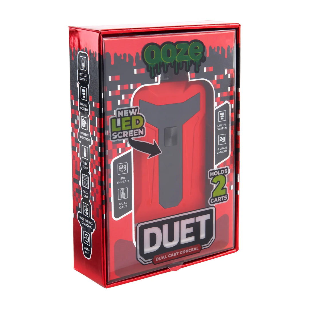 Ooze Duet Conceal 510 Battery (Red)