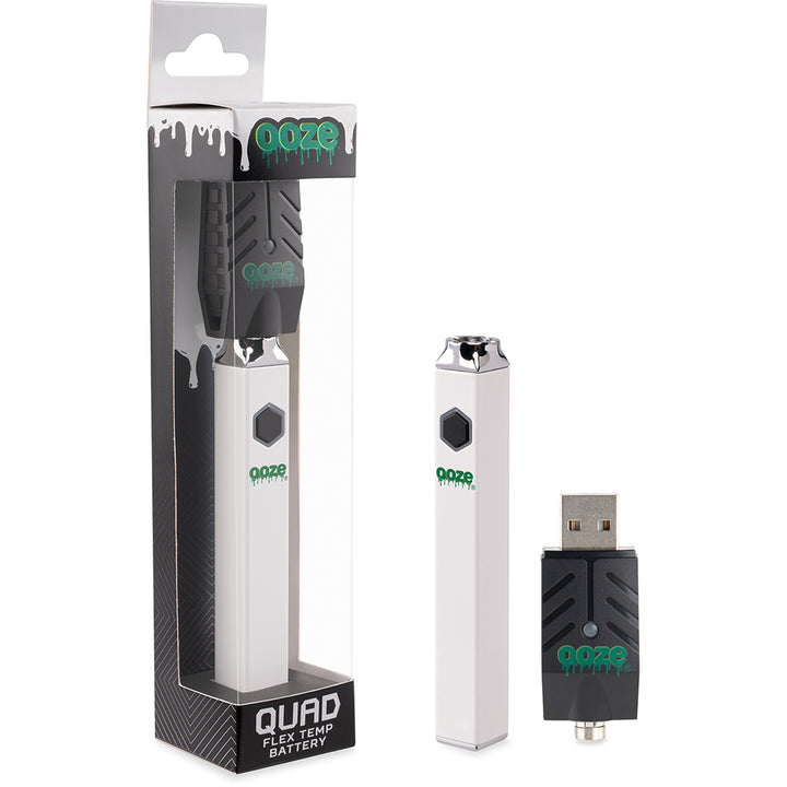 Ooze Quad Battery + Smart USB (Ghost White)