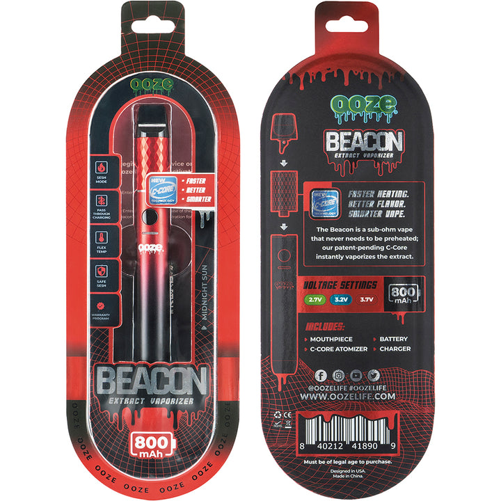 Ooze Beacon Concentrate Vaporizer (Red)