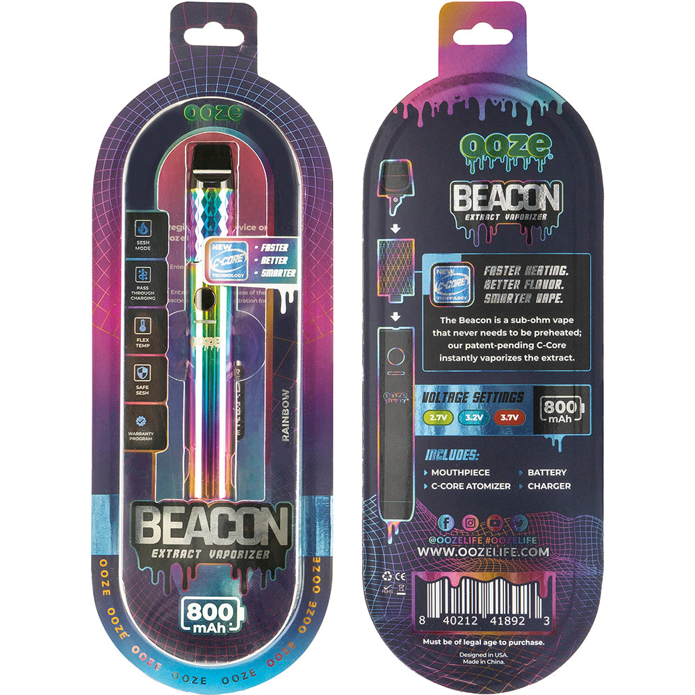 Ooze Beacon Concentrate Vaporizer (Rainbow)