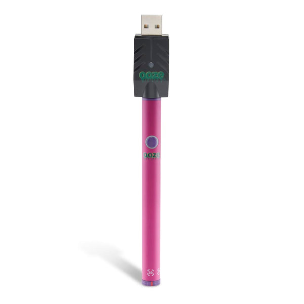 ooze slim twist vape pen battery 2.0 smart usb atomic pink