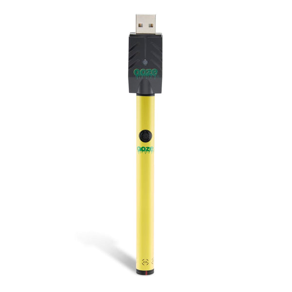 ooze slim twist vape pen battery 2.0 smart usb mellow yellow