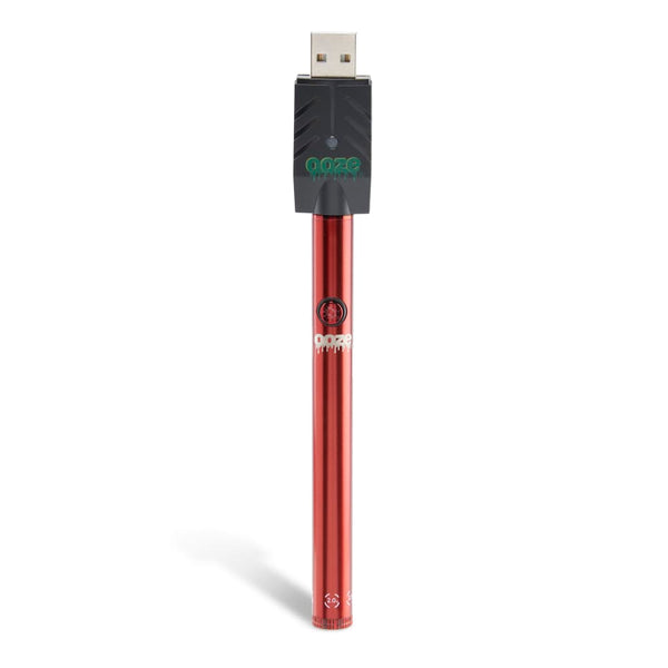  Ooze Slim Twist Vape Pen Battery 2.0 + Smart USB ruby red