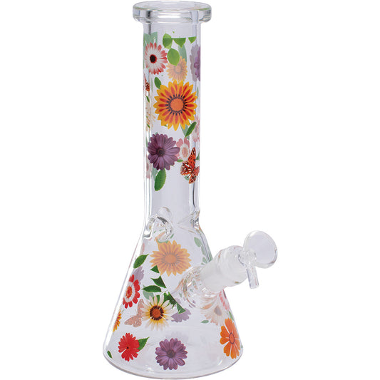 Flower Printed Water Pipe