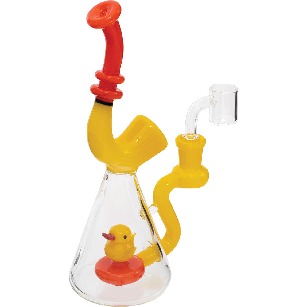 Glass Rig with Ducky Perk 