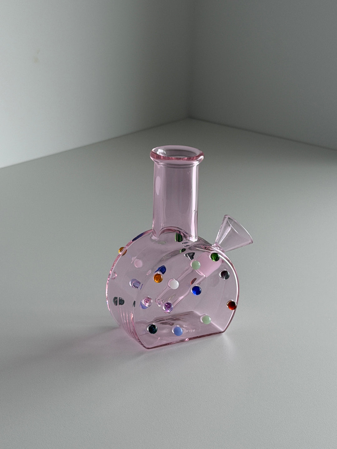 Yew Yew Mini Dot Bong (Pink)