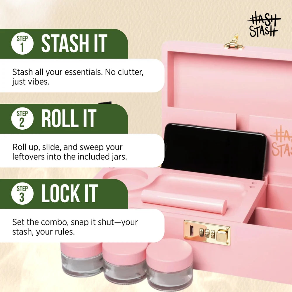HashStash OG Stash Box (Pink)