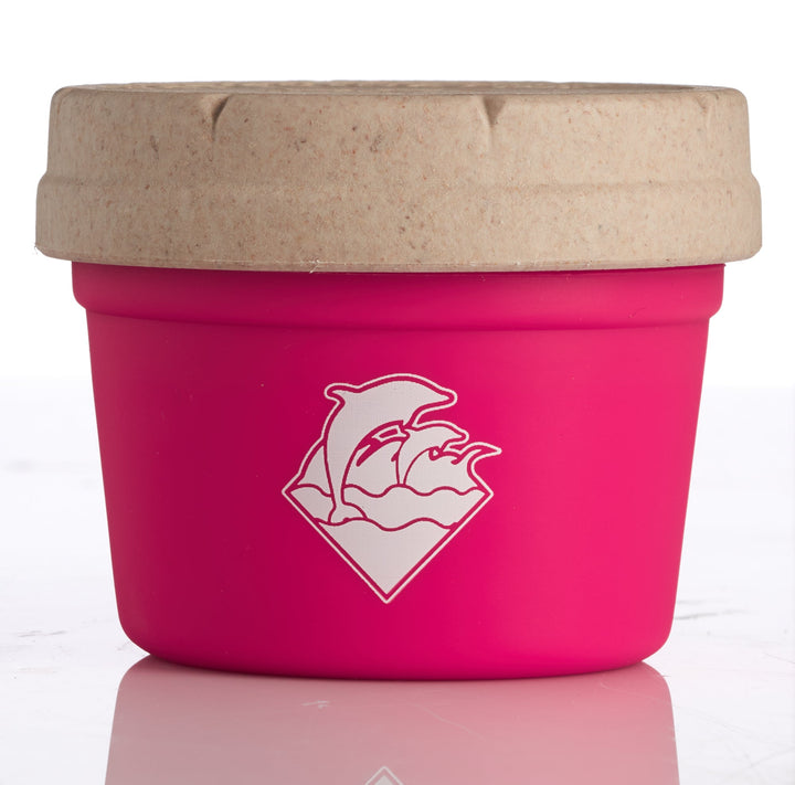 RE:STASH JAR 4oz Pink Dolphin "Waves Puff"