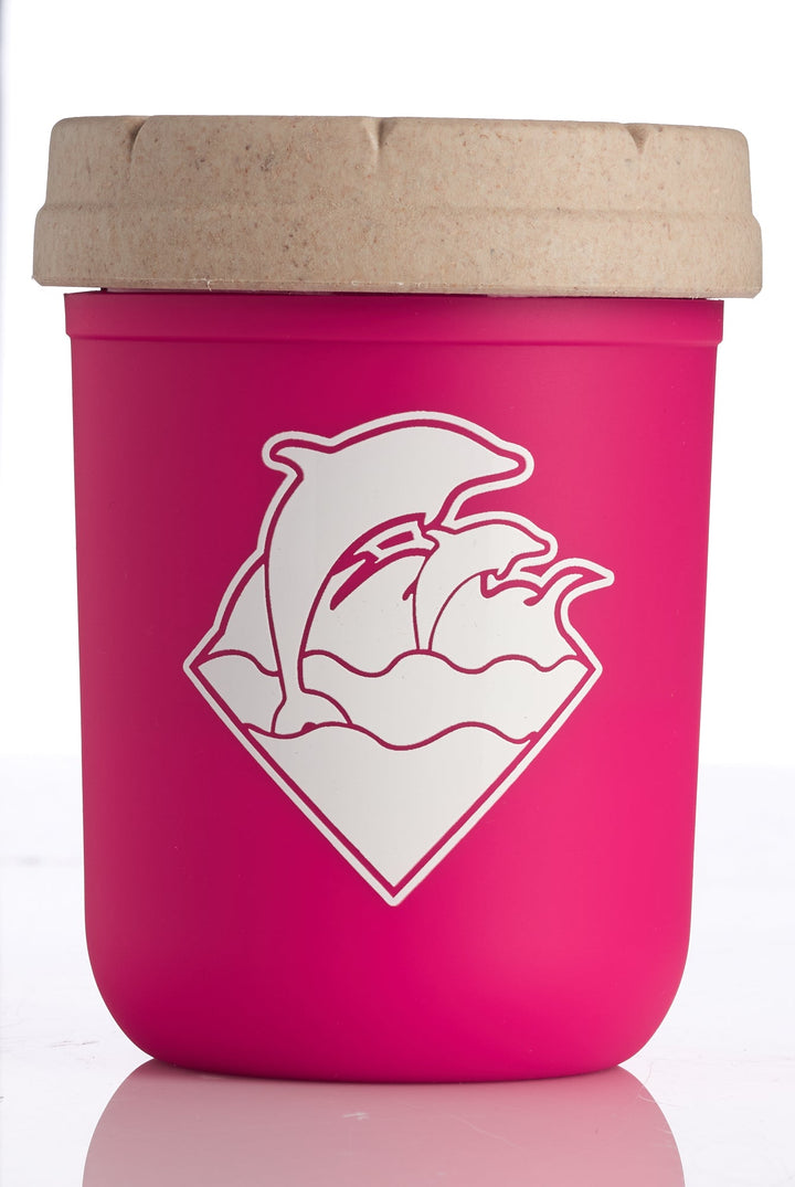 RE:STASH JAR 8oz Pink Dolphin "Waves Puff"  (+Re:vider & Boveda)