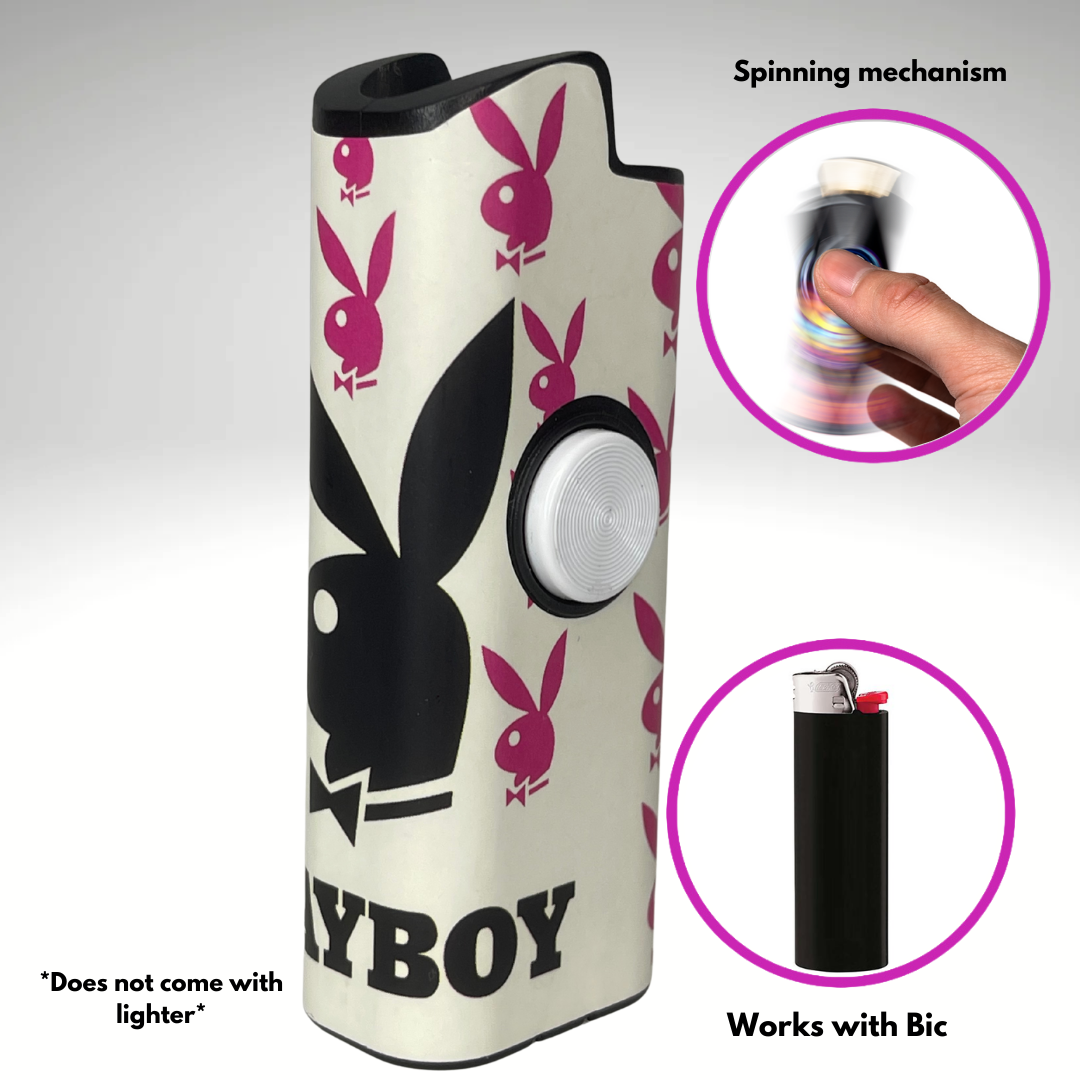 Fidget Spinner Lighter Case (Playboy)