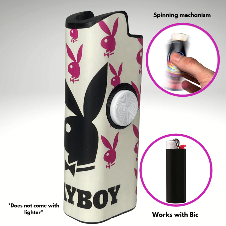 Fidget Spinner Lighter Case (Playboy)