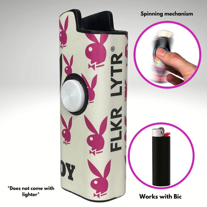 Fidget Spinner Lighter Case (Playboy)