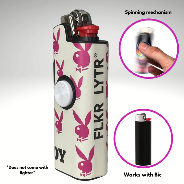 Fidget Spinner Lighter Case (Playboy)