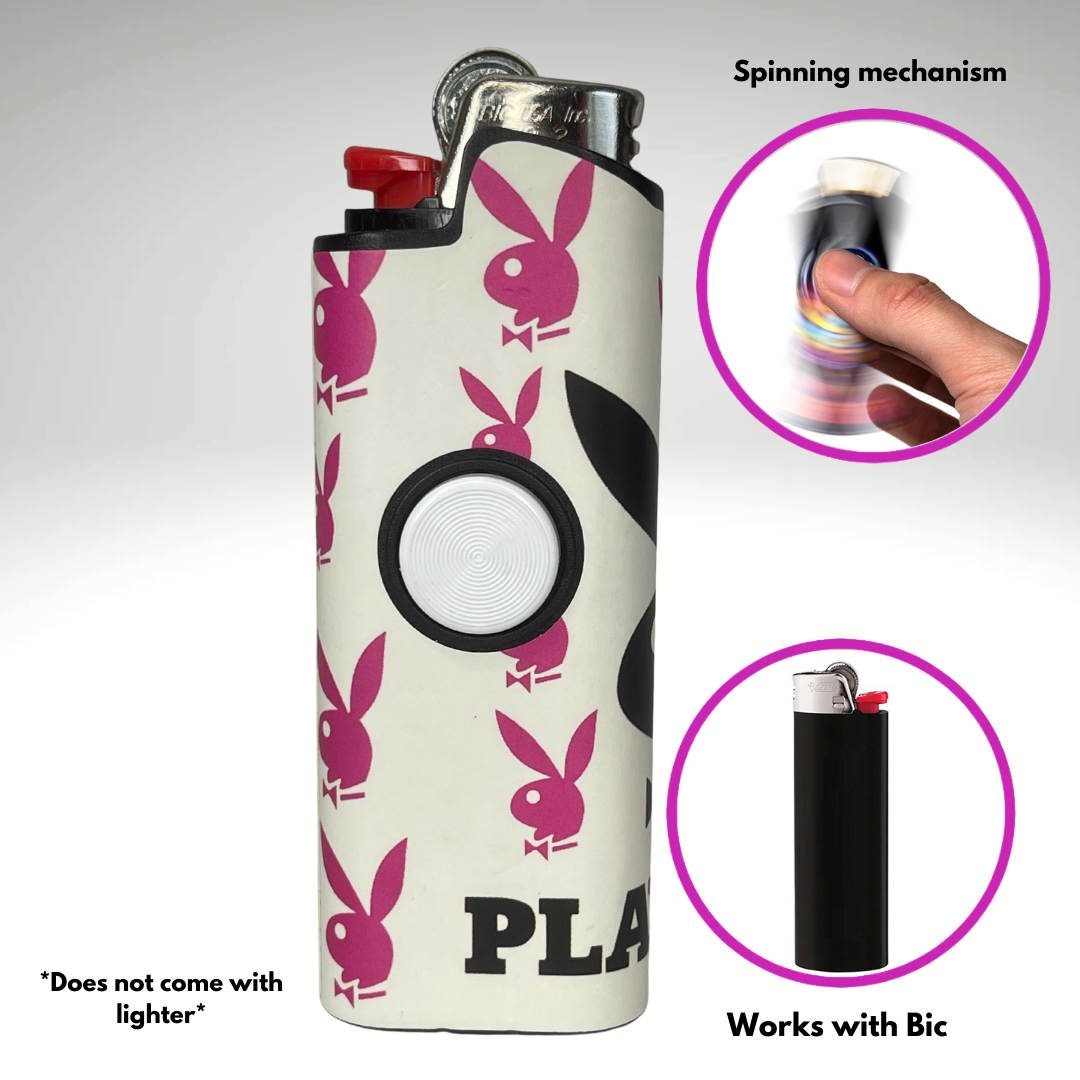 Fidget Spinner Lighter Case (Playboy)