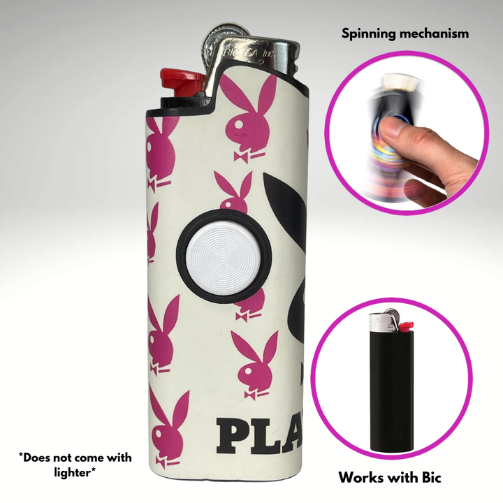 Fidget Spinner Lighter Case (Playboy)