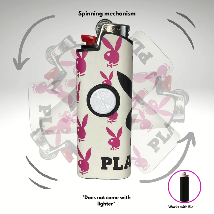Fidget Spinner Lighter Case (Playboy)
