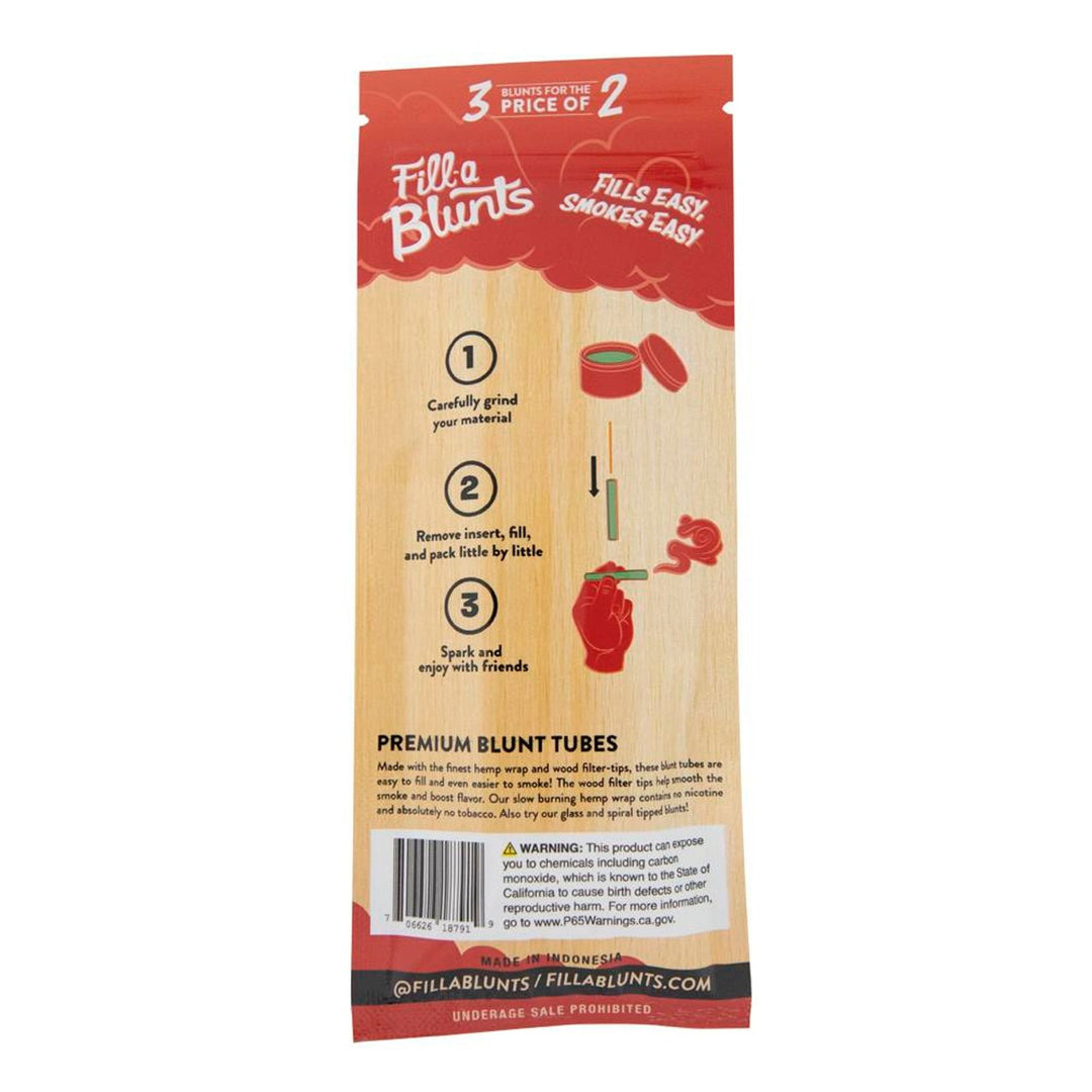 DaySavers Pre-Rolled 11mm Blunt Wraps with Wood Tip (45 Blunts)