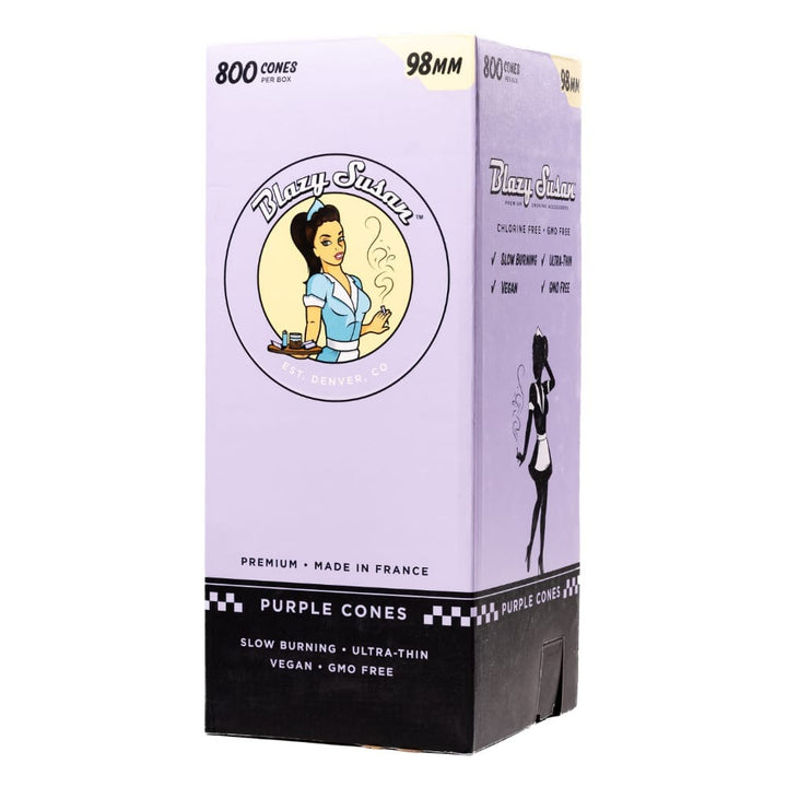 Blazy Susan Purple Cones 98mm Shorty (800 count)