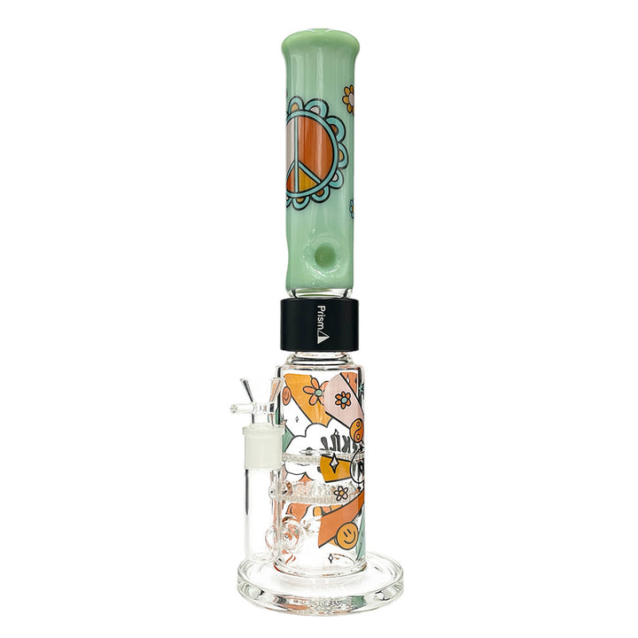 prism pipes 15 flower power honeycomb perc straight tube bong