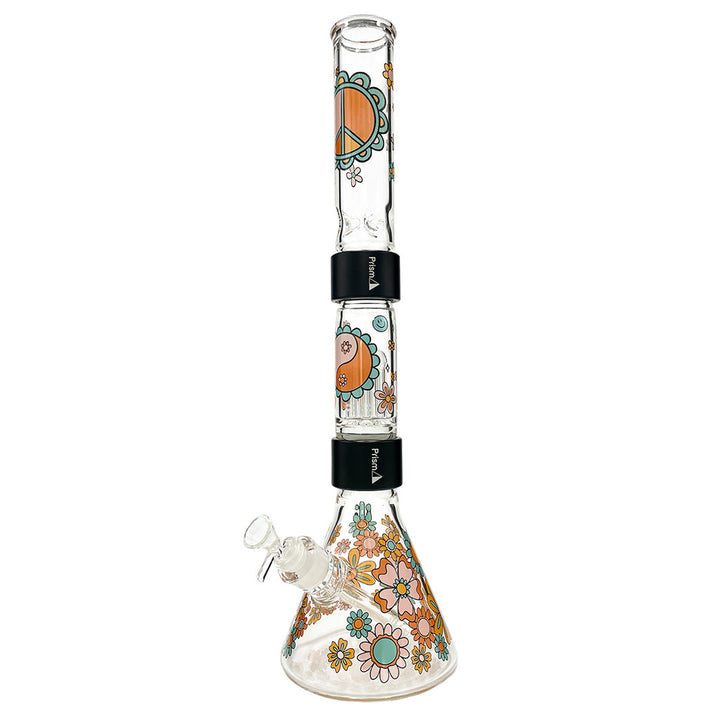 prism pipes flower power beaker bong