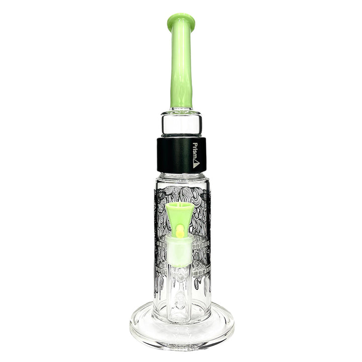 prism pipes 12.5 drippy honeycomb perc bong