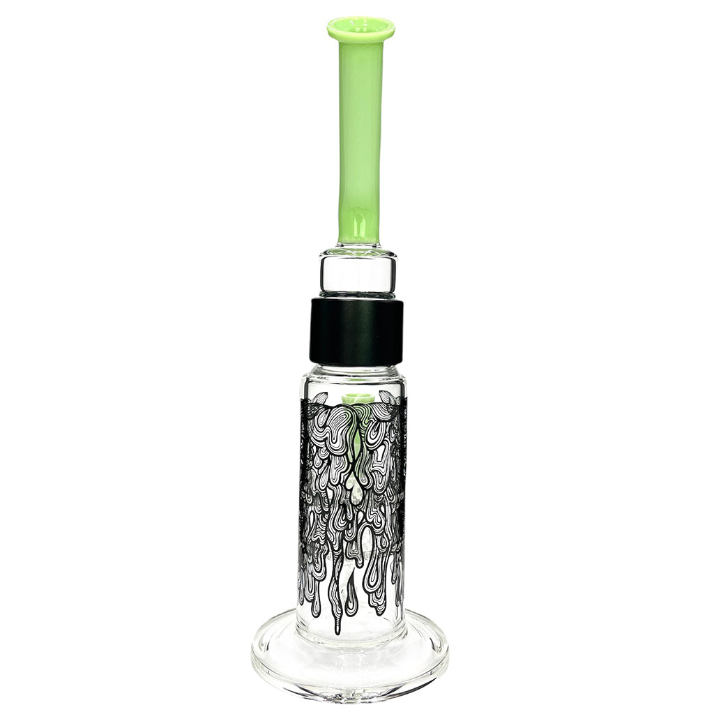 prism pipes 12.5" drippy honeycomb perc bong