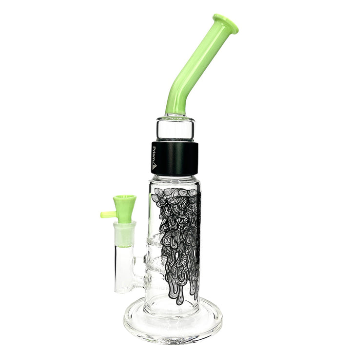 prism pipes 12.5 drippy honeycomb perc bong