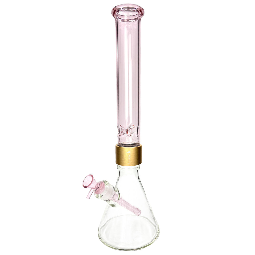 prism pipes 18" pink lemonade beaker bong