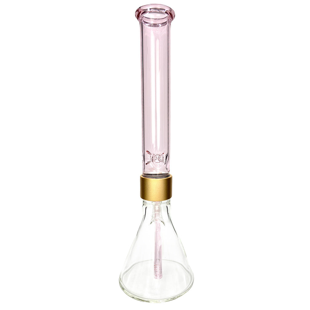 prism pipes 18" pink lemonade beaker bong