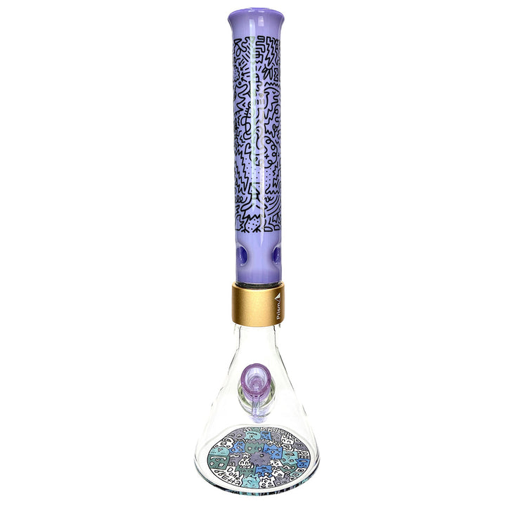 prism pipes 18" pretty done beaker bong