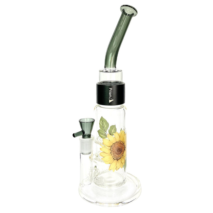 prism pipes 12.5 sunflower honeycomb perc bong