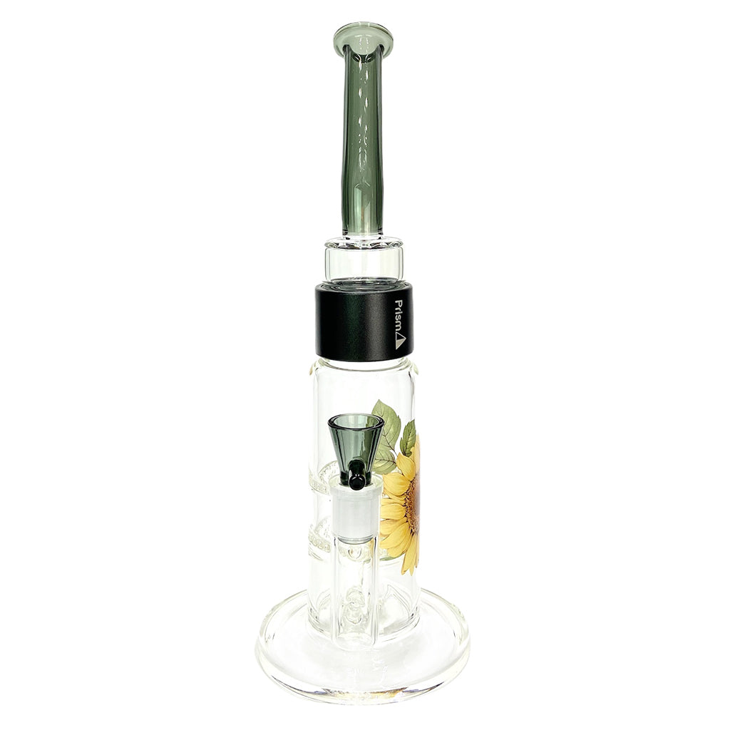 prism pipes 12.5 sunflower honeycomb perc bong