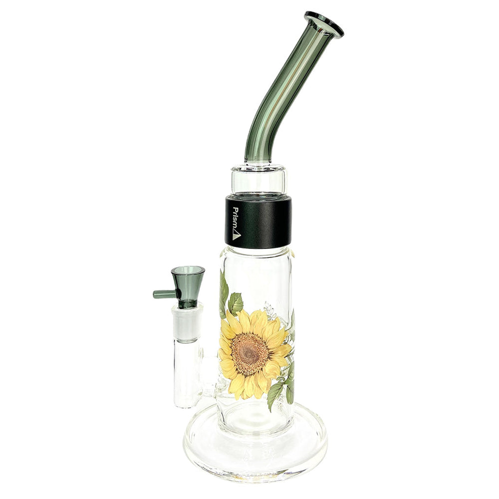 prism pipes 12.5 sunflower honeycomb perc bong