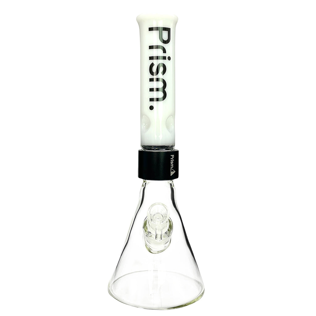 prism pipes 14" white prism beaker bong