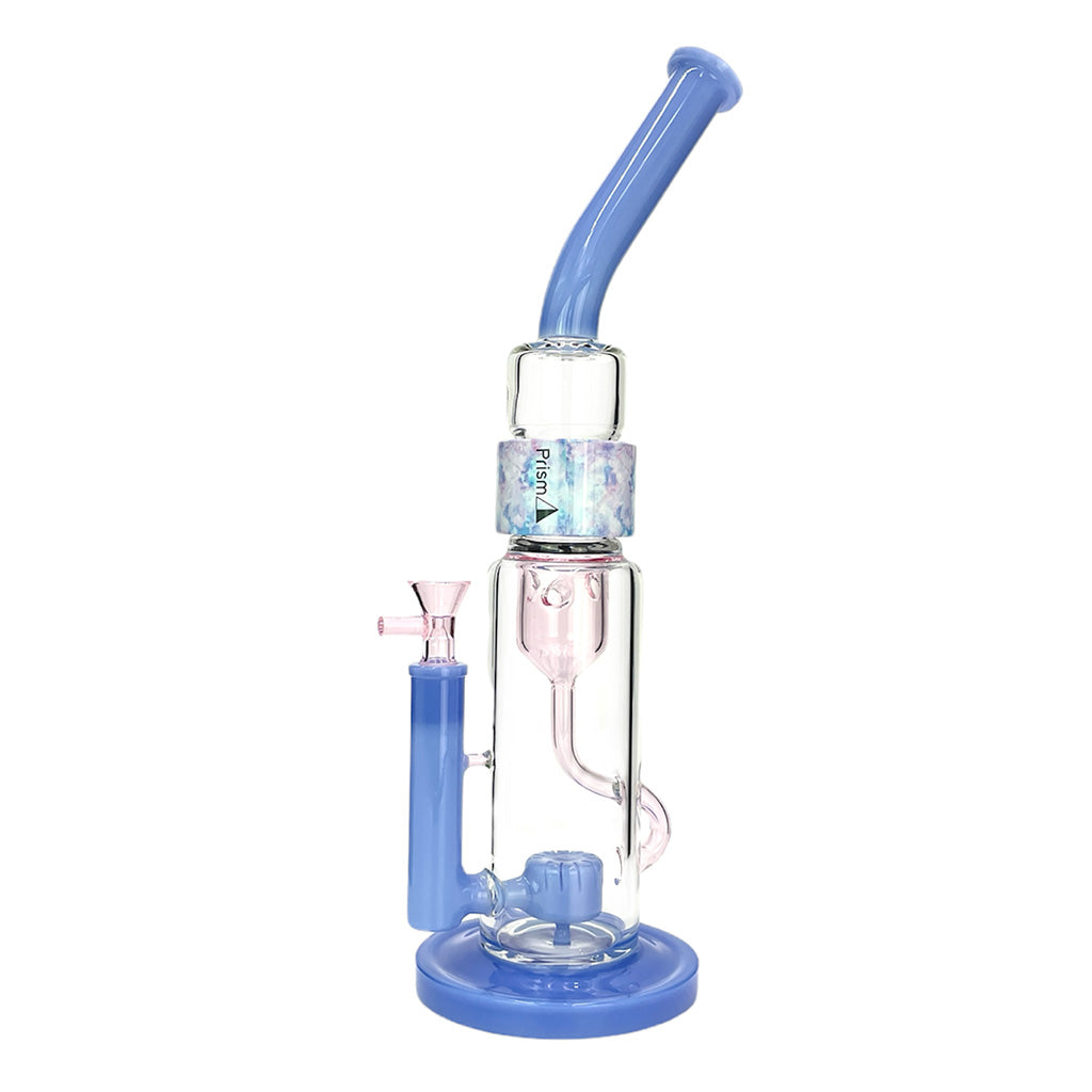 prism pipes 12.5 klein incycler bong blue