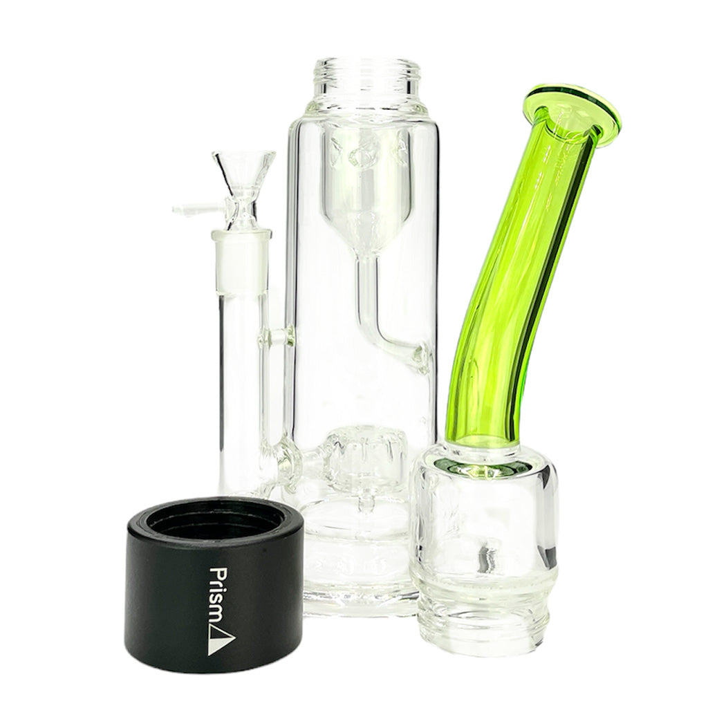 prism pipes 12.5 klein incycler bong green