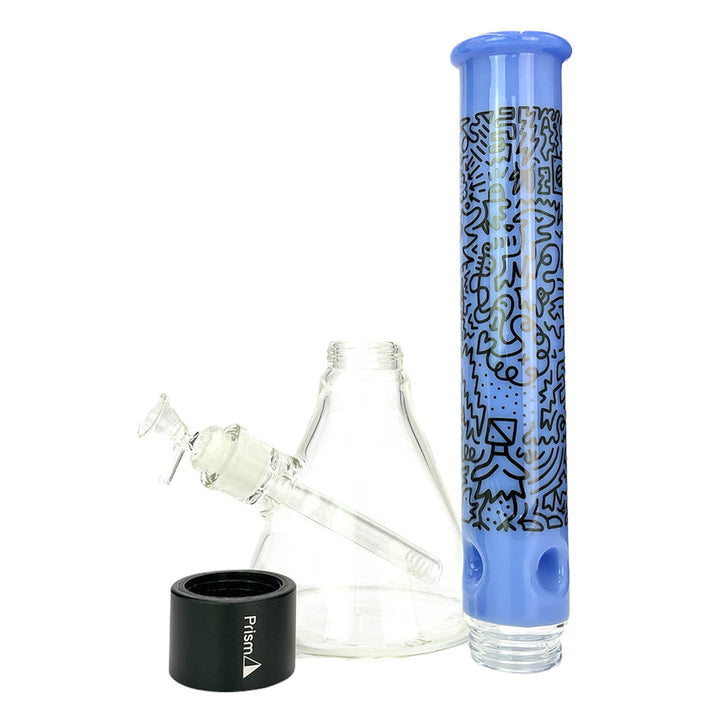 prism pipes 18" pretty done beaker bong