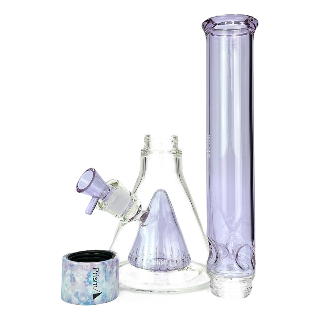 prism pipes pyramid perc beaker bong