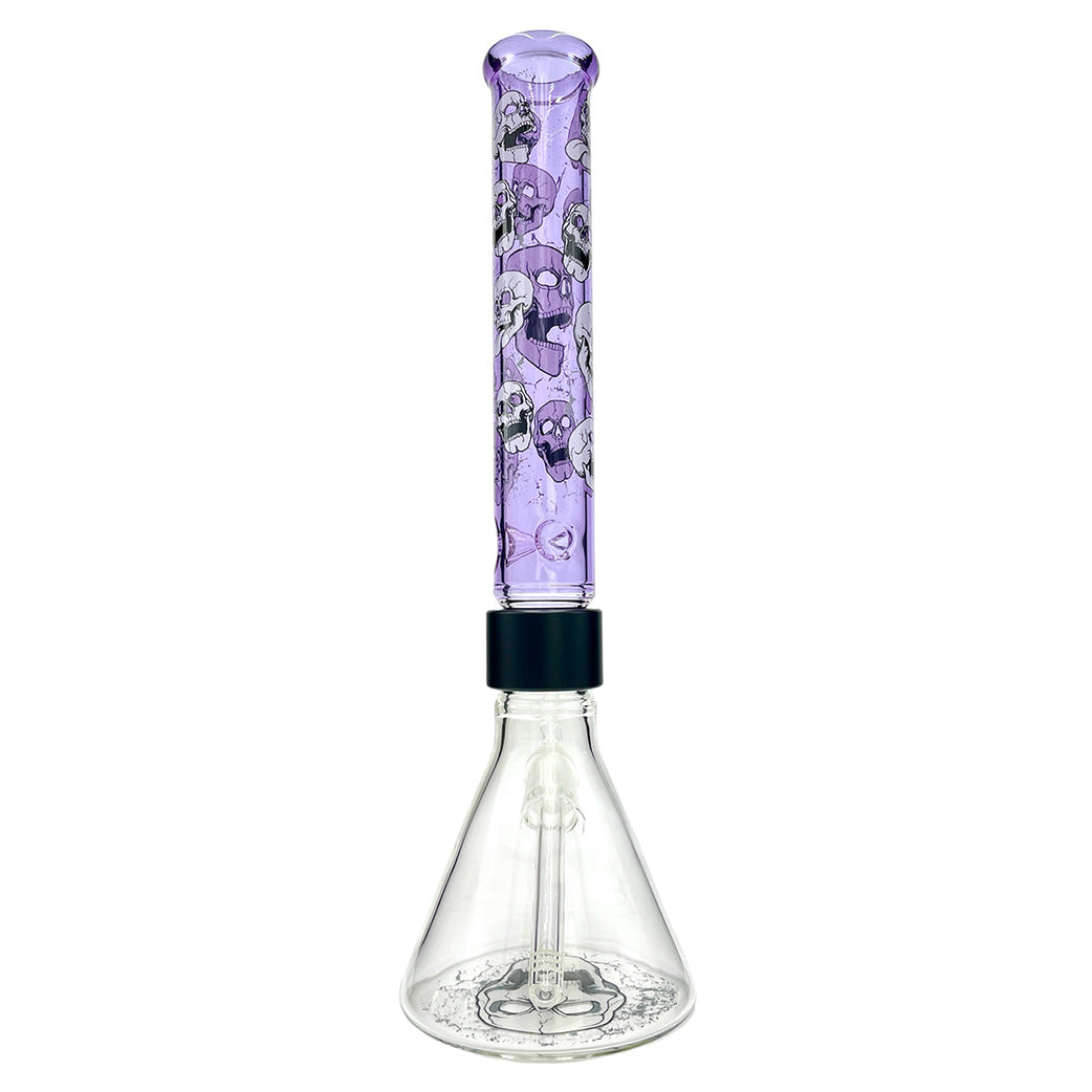 prism pipes skull beaker bong