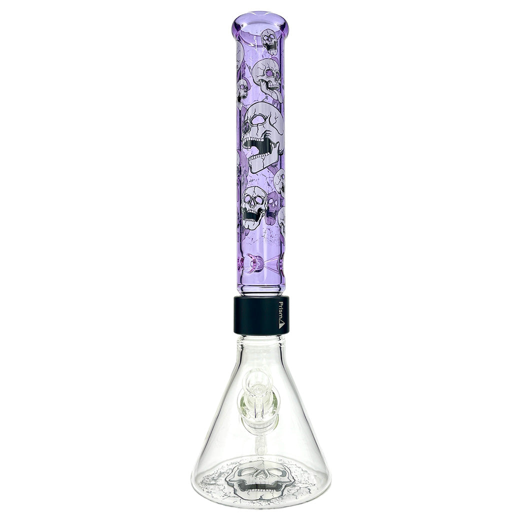 prism pipes skull beaker bong