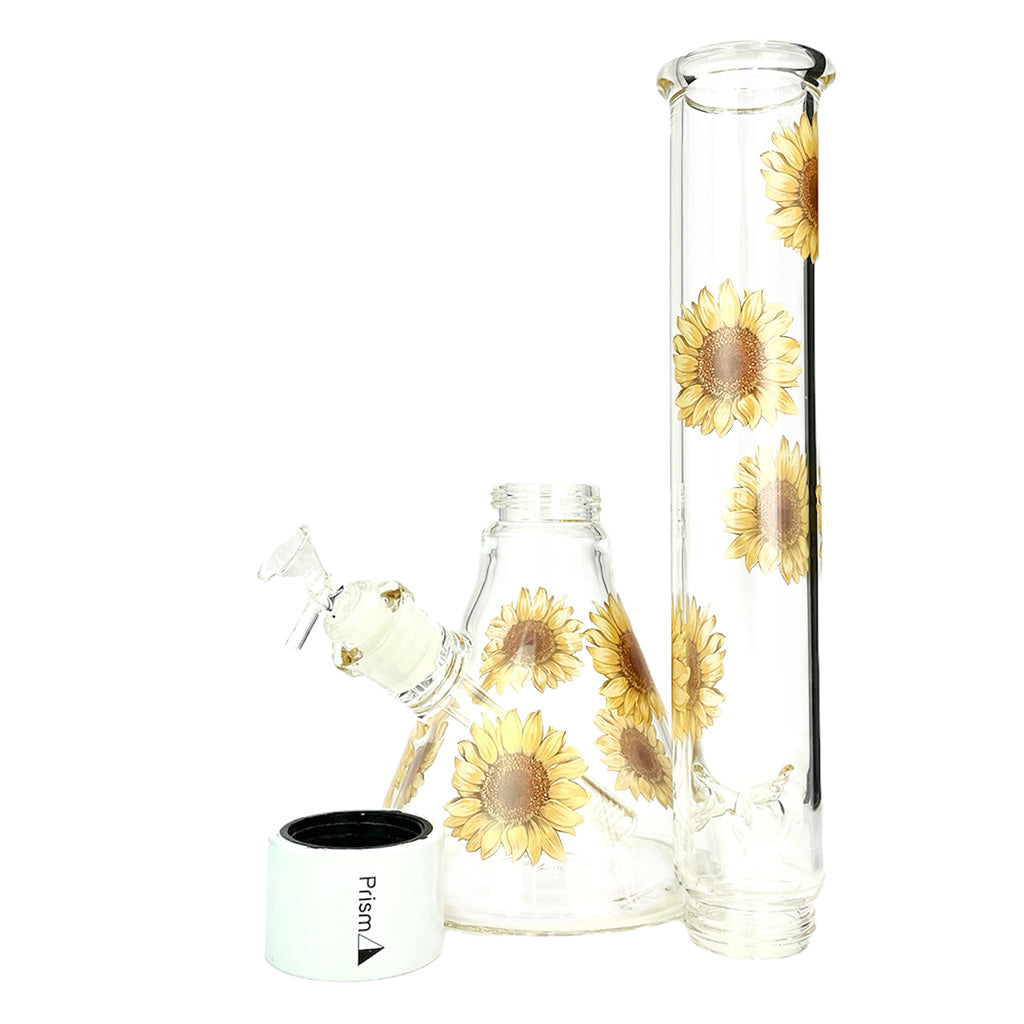 prism pipes 18" sunflower beaker bong