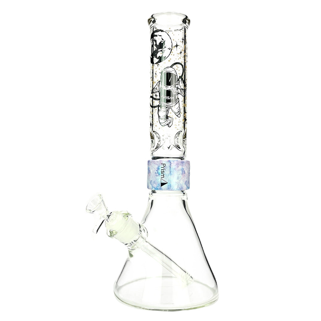 prism pipes 14" tie dye spaced out beaker bong