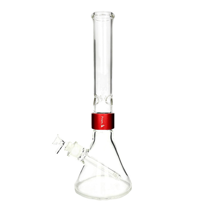  Prism Pipes Halo Beaker Bong red