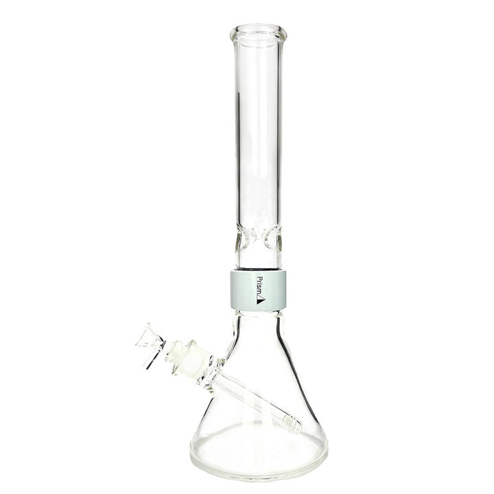 prism pipes halo beaker bong white