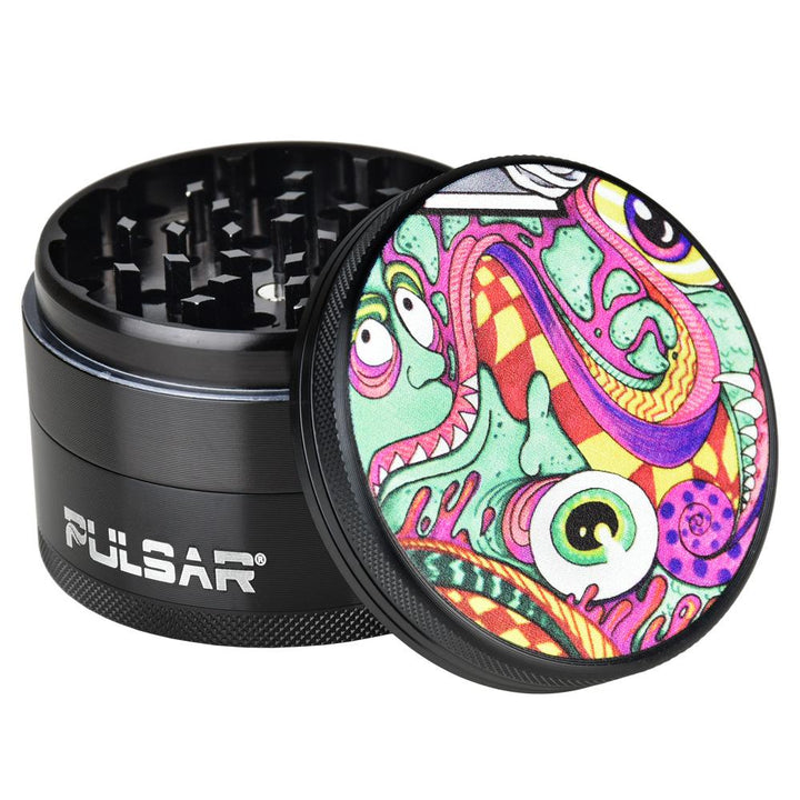 Pulsar 2.5” Metal 4-Piece Grinder - Multiple Designs!