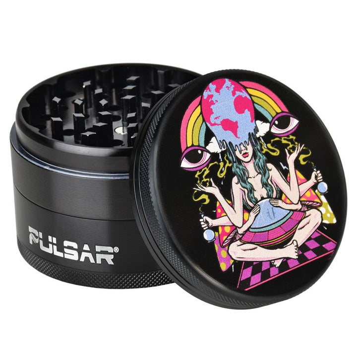 Pulsar 2.5” Metal 4-Piece Grinder - Multiple Designs!