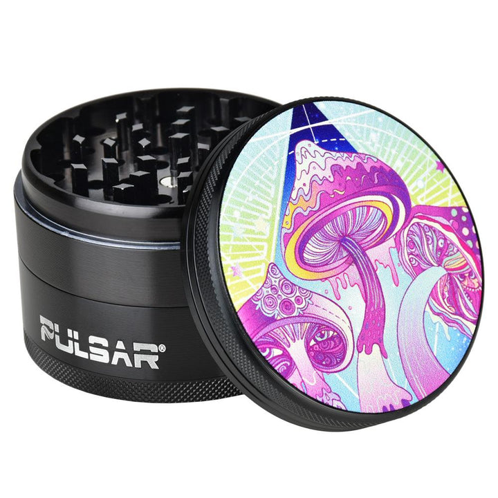 Pulsar 2.5” Metal 4-Piece Grinder - Multiple Designs!